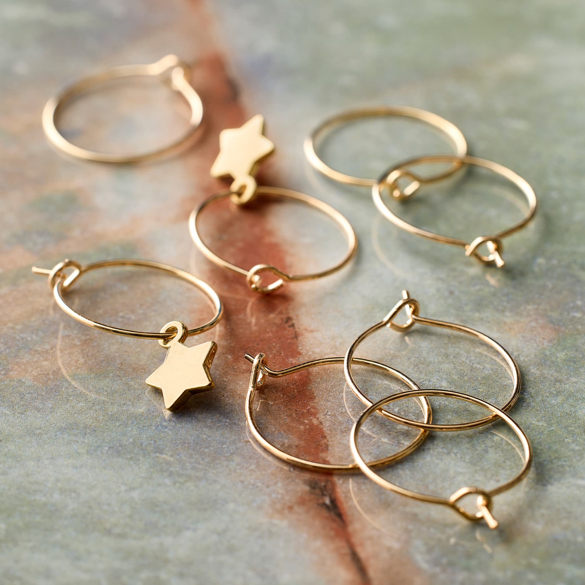 12 Packs: 10 ct. (120 total) 20mm Ear Wire Beading Hoops by Bead Landing